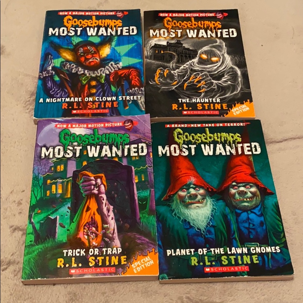 Goosebumps “Most Wanted” Book Lot